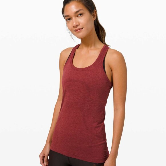 Lululemon Swiftly Tech Racerback 2.0 Cassis / Chianti Size 12 - Picture 1 of 10
